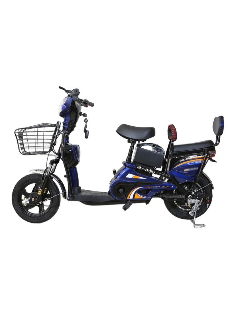 W6 14 Inch Electric Bicycle, Max Assisted Speed 25km/h, 350W, 48V12Ah - Image 4