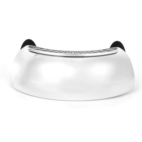 KIMISS Motorcycle Rearview Mirror, Motorcycle Rear View Mirror Chromed 180 Ultra Wide Angle Central Windscreen Mount Universal - Image 4