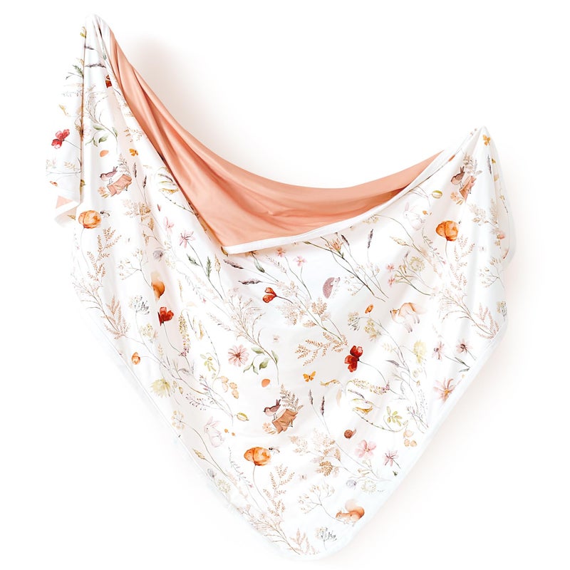 GRSSDER Baby Blankets Super Soft Jersey Knit Swaddle Blanket for Baby Girls and Boys, Double Layer Receiving Blankets 34 x 44 Inches, Extra Large for Baby Swaddling, Dream Print - Image 1