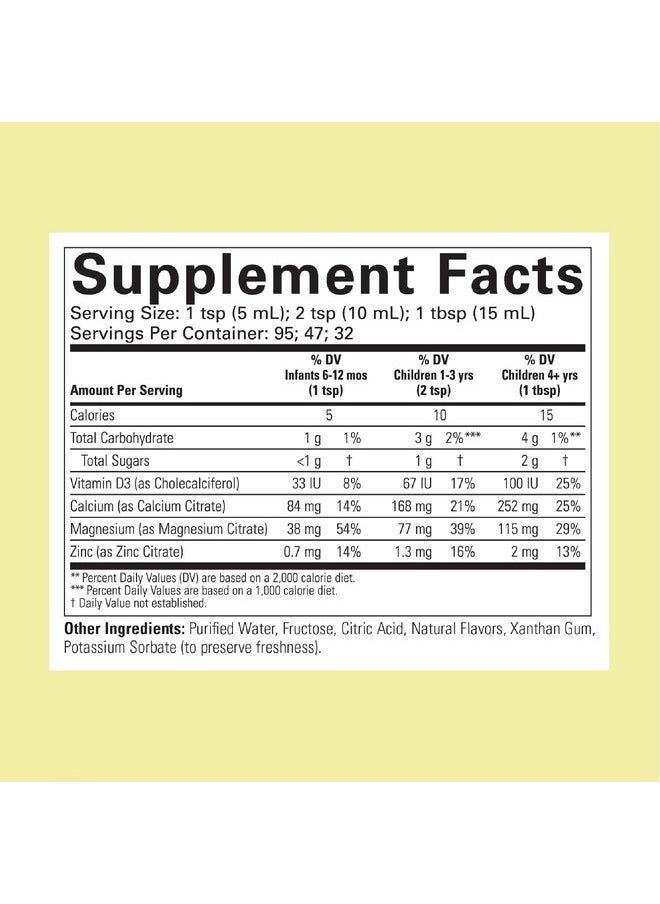 CHILDLIFE ESSENTIALS - ChildLife Essentials Liquid Calcium Supplement for Kids - Baby Calcium with Magnesium, Zinc, and Vitamin D3 - Orange Flavor, 16 fl oz (2 Pack) - Image 1