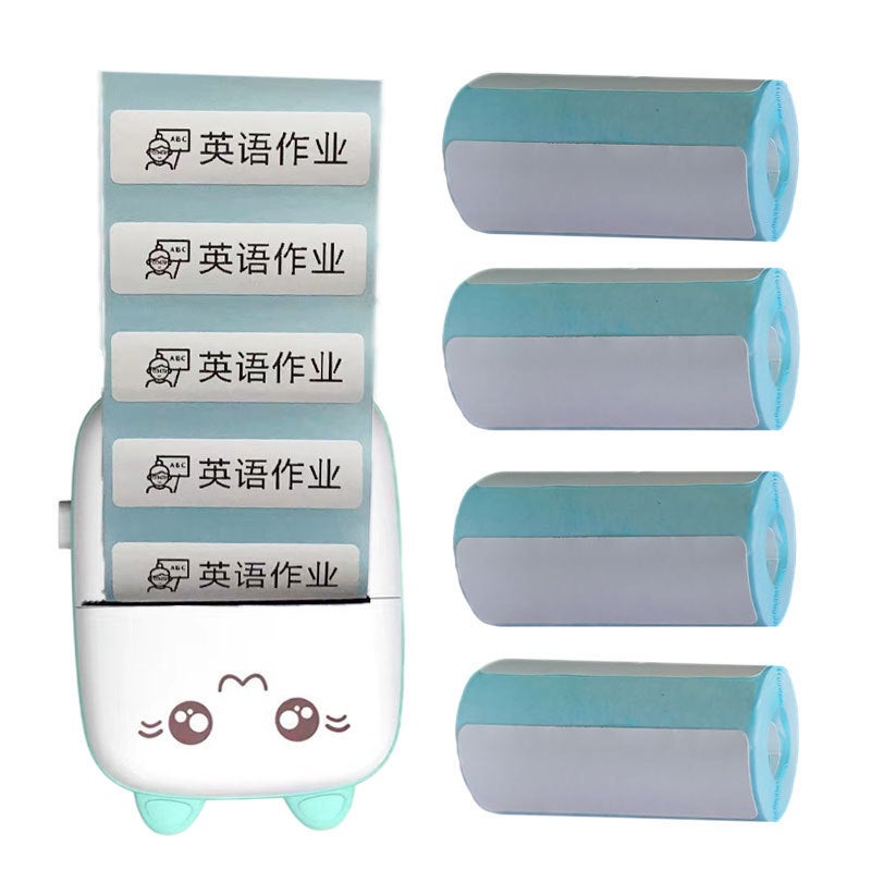 Mini Printer Paper Small Wrong Printer Paper 10 Years Label Paper Adhesive Transparent Sticker - Image 1