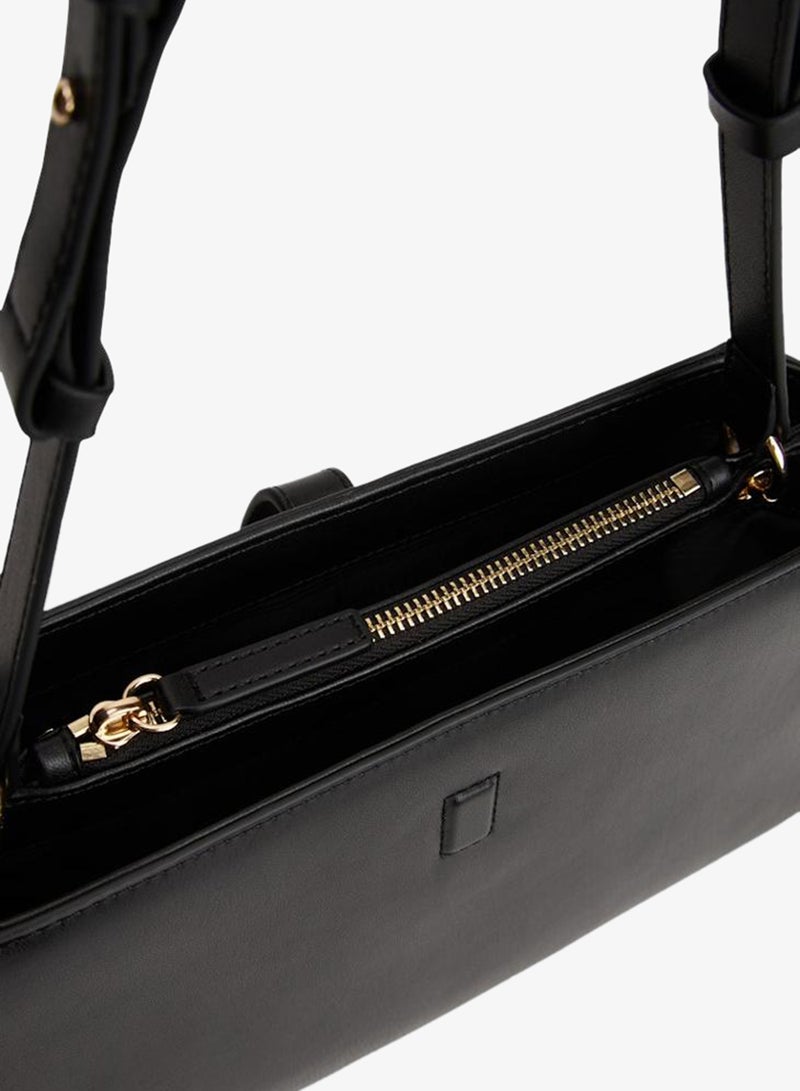 TOMMY HILFIGER TH Monogram Plaque Shoulder Bag - Image 4
