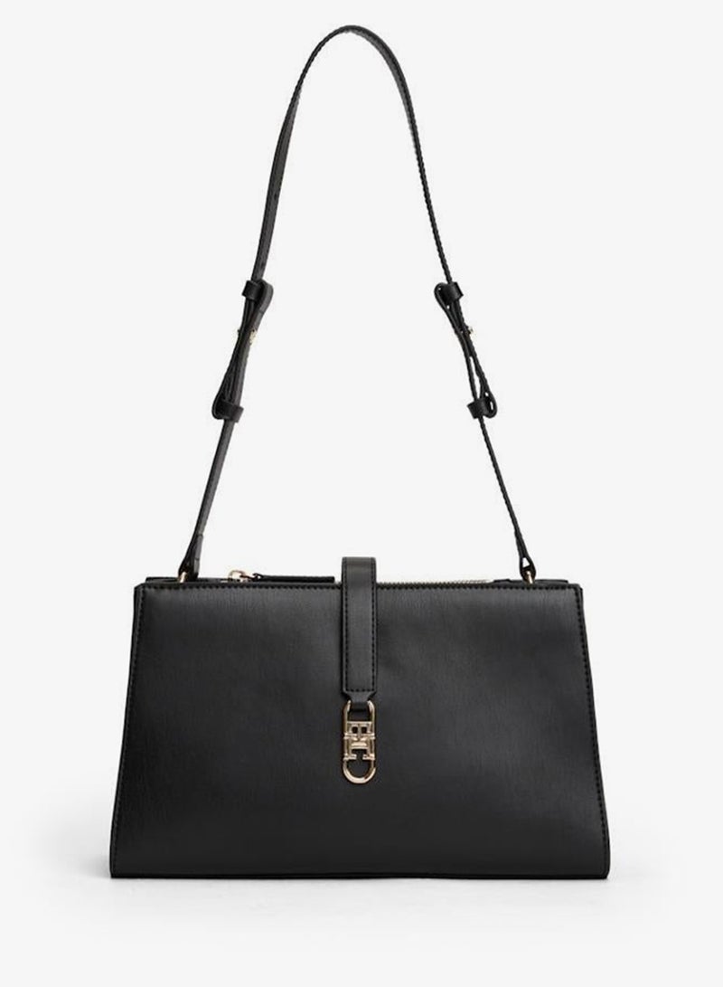 TOMMY HILFIGER TH Monogram Plaque Shoulder Bag - Image 1