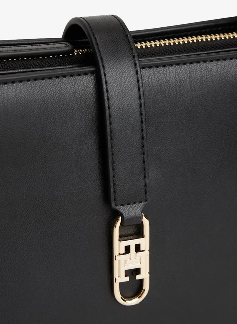 TOMMY HILFIGER  Monogram Plaque Shoulder Bag for Women | Best Price UAE