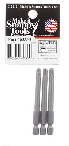 Make it Snappy Pozi-Drive Quick-Change Bit (Set of 3) #3 x 2-3/4" - Image 4