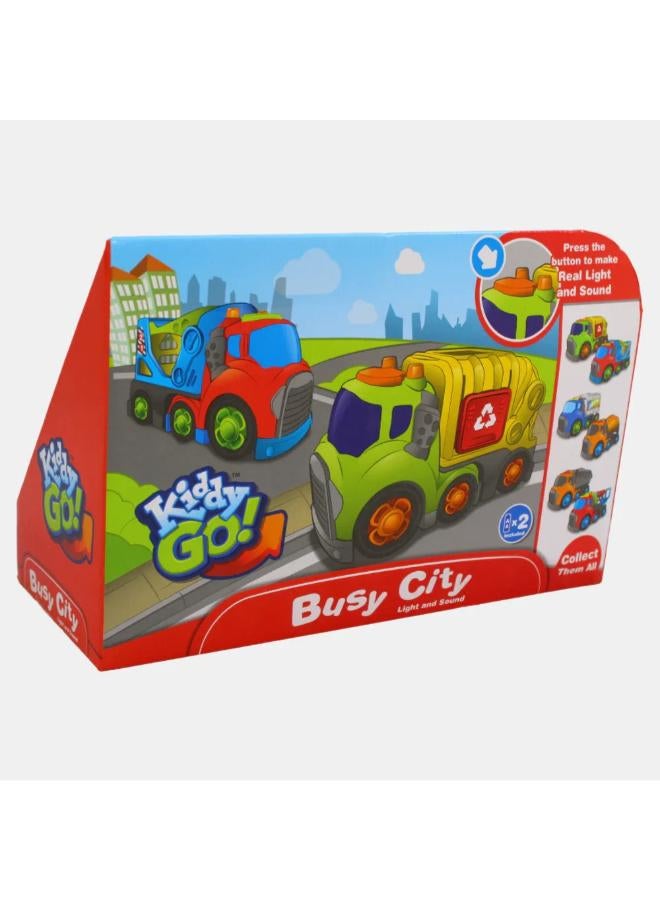 DHTS10339\Busy City Truck With Ligh And Sound - Image 2