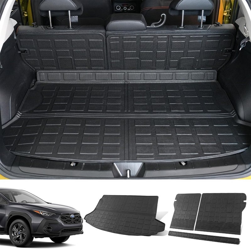 xipoqix TPE Cargo Liner for 2018-2023 Subaru Crosstrek/Impreza Hatchback - Trunk Mat & Backrest Mat - Image 1