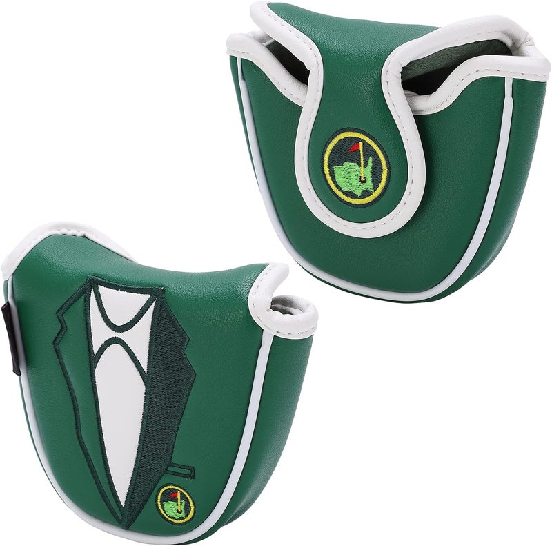 woobles Putter Cover, Green Jacket Design Dustproof Club Head Protector Waterproof Fabric for Club for Course- - Image 4