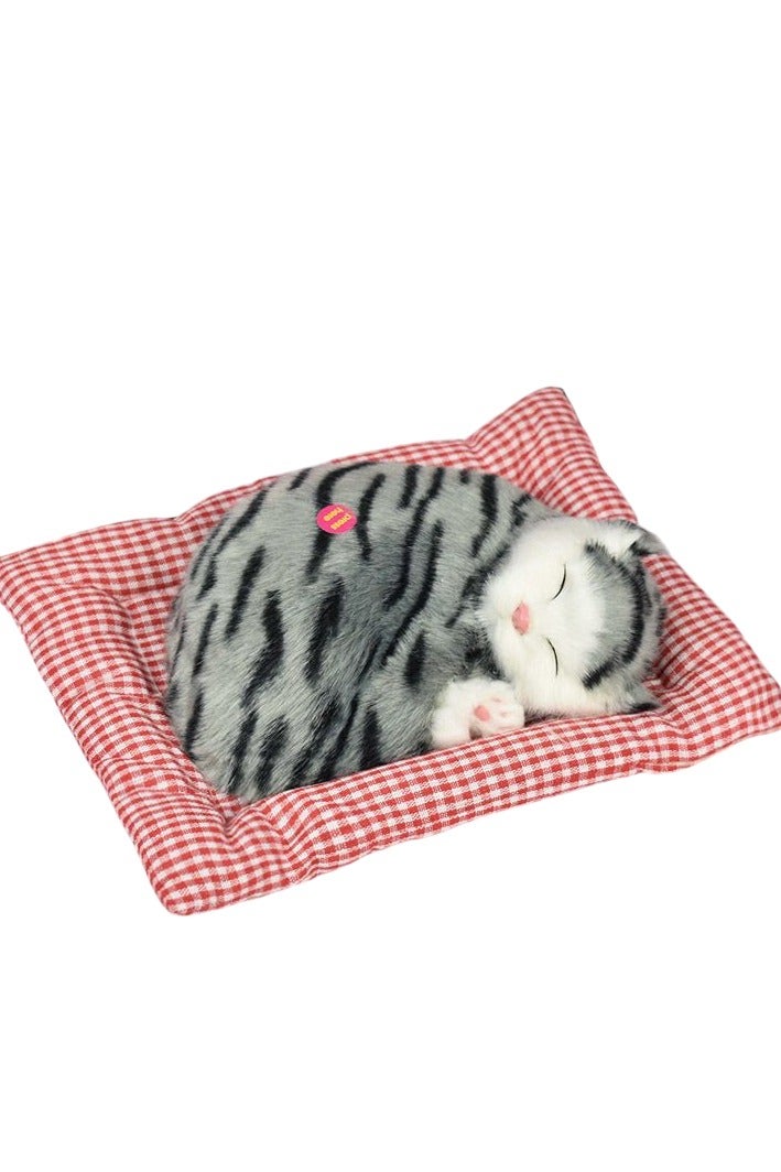 A.M Display Mold Sleeping Cat Design Purifying Air Plastic Cartoon Simulation Animal Model for Car - Image 1