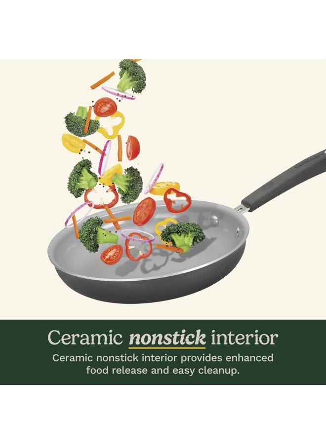 Cuisinart طقم أواني الطهي كويزينارت أدفانتج سيراميكا XT متوسط أسود 54C-11BK - Image 3