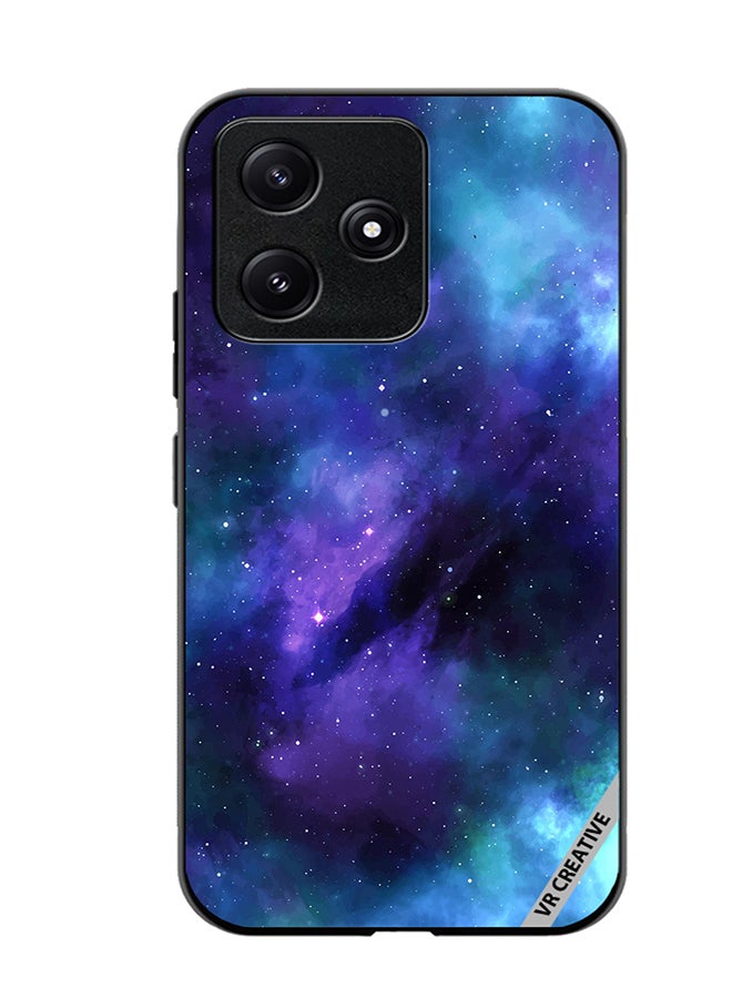 VR CREATIVE Protective Case Cover For Xiaomi Poco M6 Pro 5G Galaxy Colorful Clouds Design Multicolour - Image 1