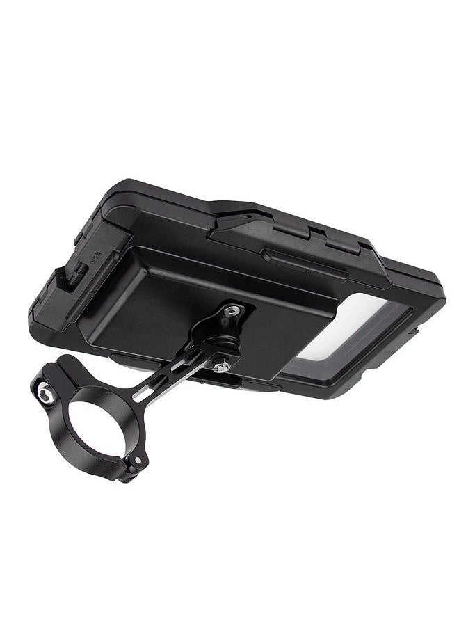 GUB - Waterproof Motorcycle Phone Holder 360 Degree Rotating Touchscreen Bike Handlebar Phone Mount Bicycle Mobile Phone Holder Case - Image 1