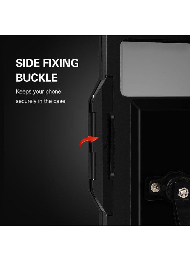 GUB - Waterproof Motorcycle Phone Holder 360 Degree Rotating Touchscreen Bike Handlebar Phone Mount Bicycle Mobile Phone Holder Case - Image 1