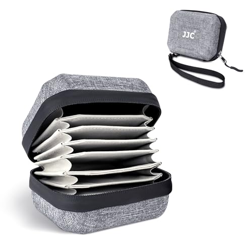 JJC Hard Shell Lens Filter Pouch Case for 10 Circular Filters Up to 67mm Dustproof WaterResistant Camera Lens Filter Storage Wallet for ND UV CPL Filter - Image 1