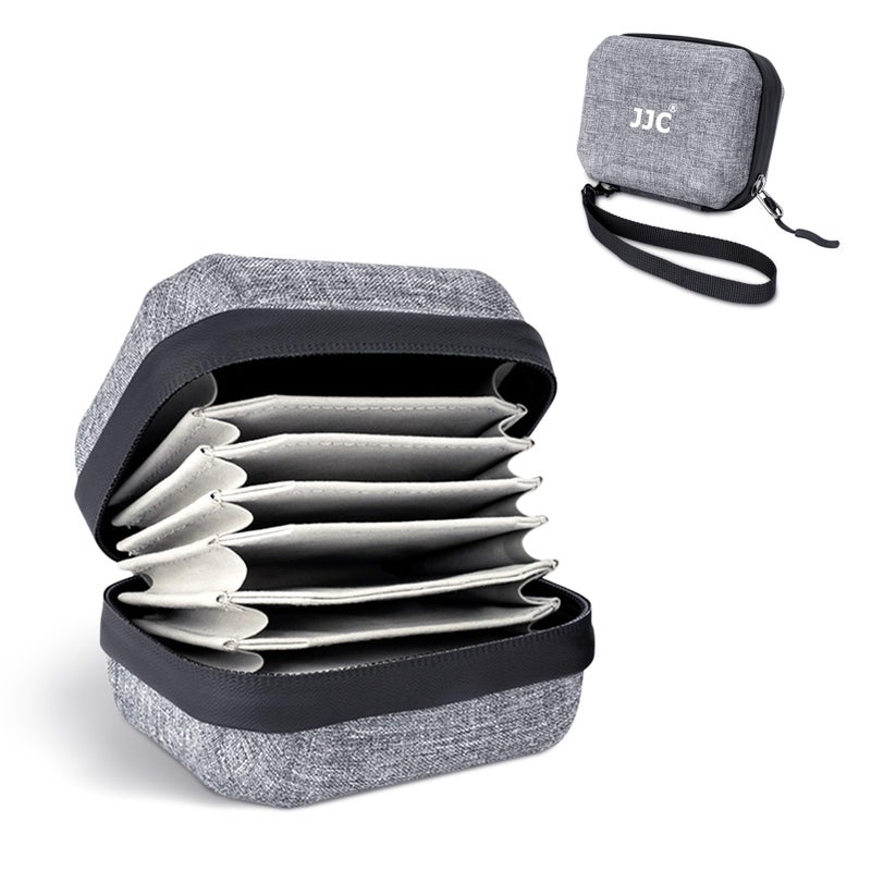 JJC Hard Shell Lens Filter Pouch Case for 10 Circular Filters Up to 67mm Dustproof WaterResistant Camera Lens Filter Storage Wallet for ND UV CPL Filter - Image 2