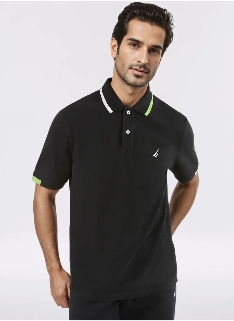 نوتيكا Basic Regular Fit Premium Cotton Logo Polo Shirt