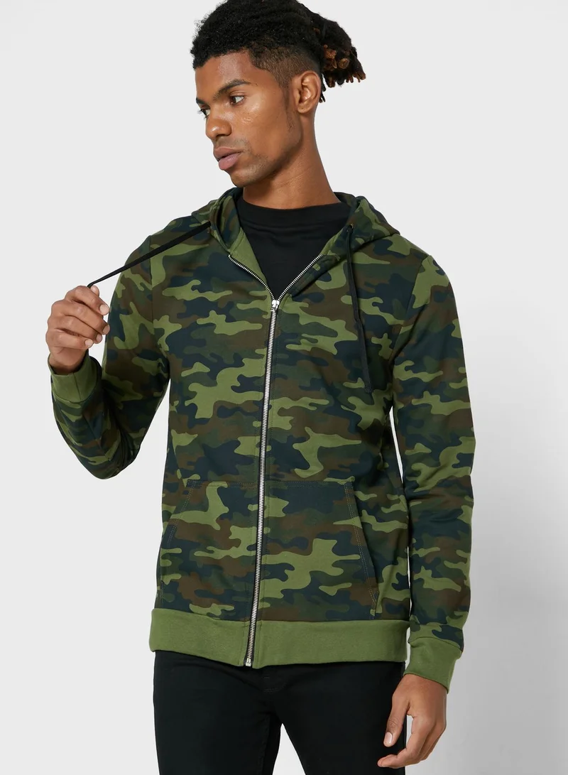 Fifteen Minutes Essential Zip Through Hoodie