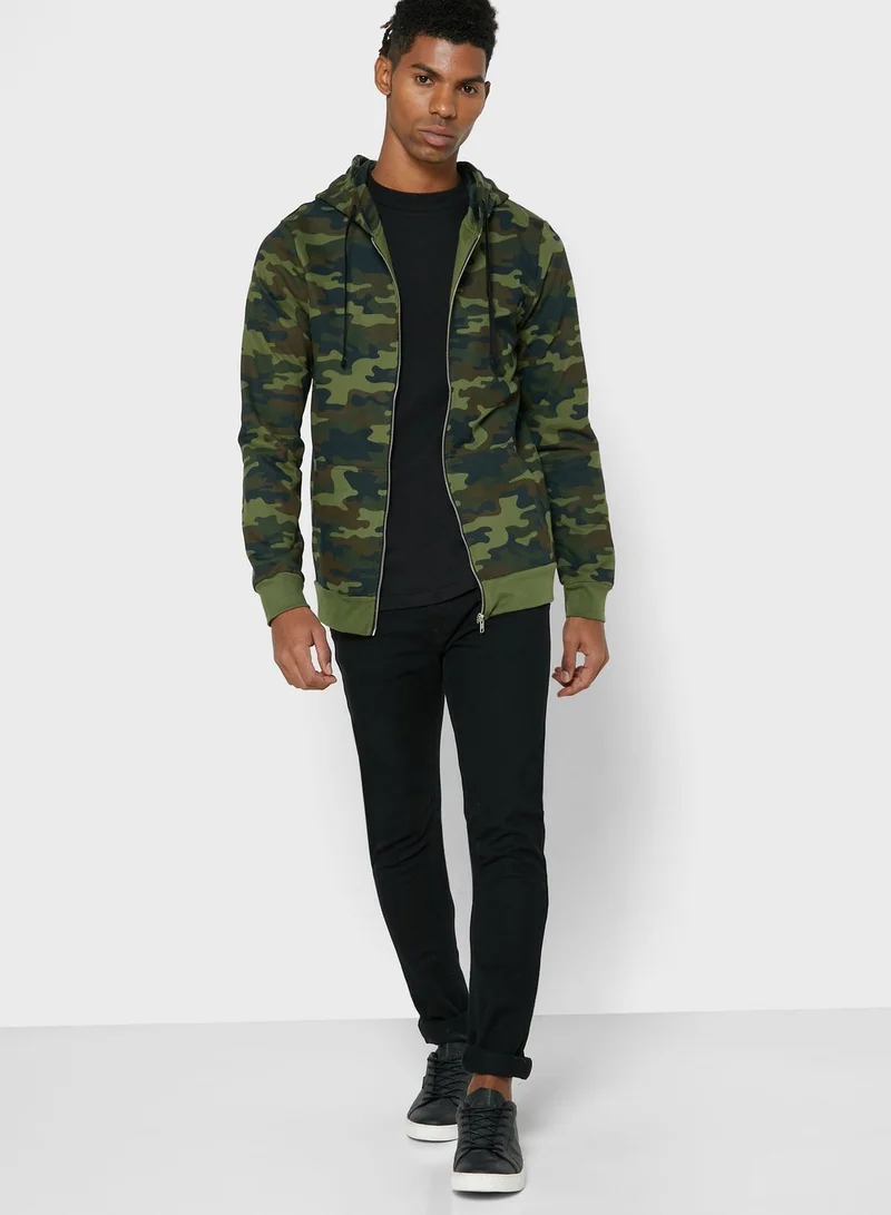 Fifteen Minutes Essential Zip Through Hoodie