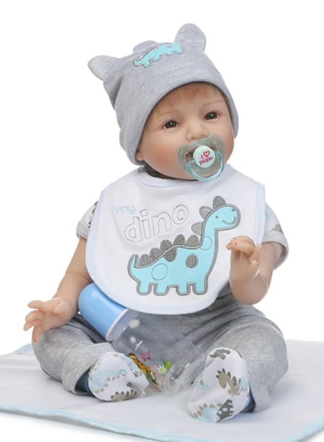 Baby Doll With Plush Cuddling Toy 22Inch Moveable Arms And Legs Joints - Image 4