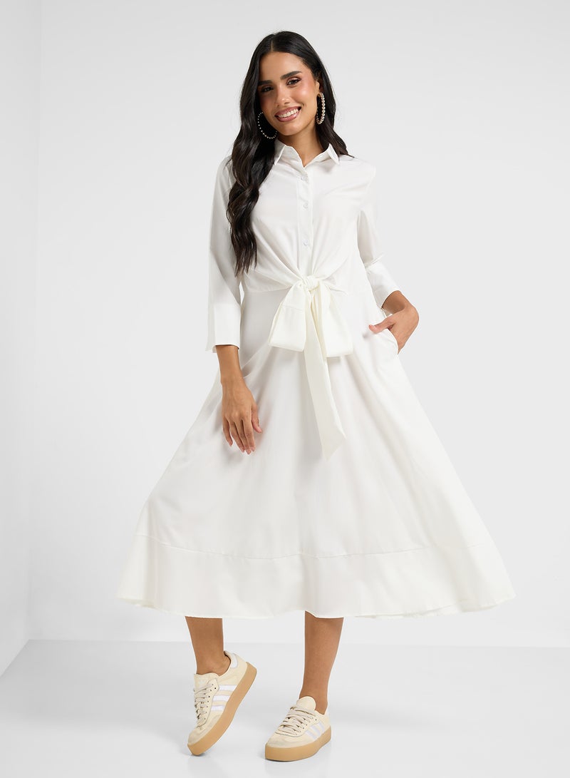 Ginger Tie-Waist Shirtdress  - Image 4