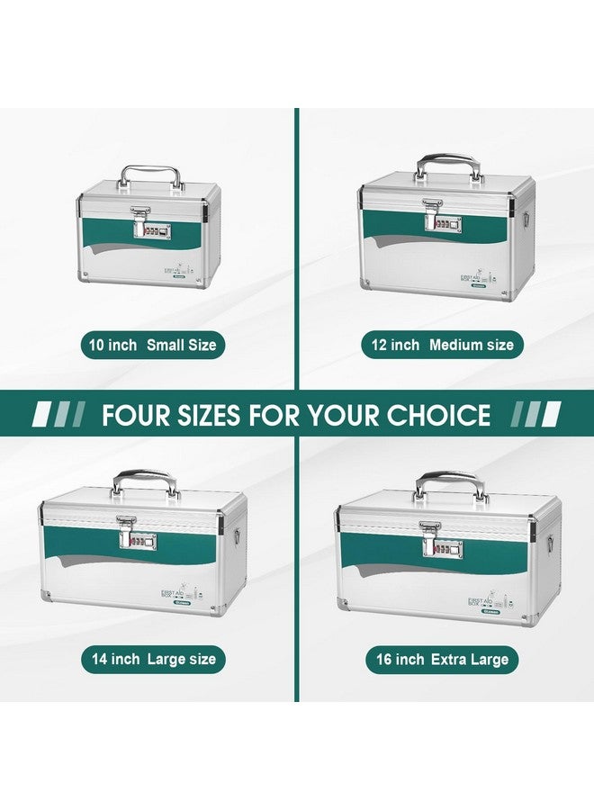 Glosen Medicine Lock Box with Combination Lock,Medication Lock Box【Extra Large16 x 9.25 x 7.5 Inch】 Medicine Safe Lock Box,Medical Box Organizer - Image 3