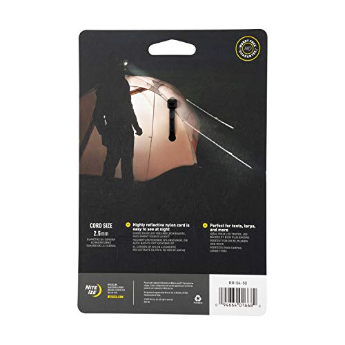 Nite Ize ShineLine Reflective Cord - Heavy-Duty Reflective Nylon Rope - Utility Cord for Hiking, Camping, Boating & Backpacking Essentials - Green, 50 Feet - Image 4