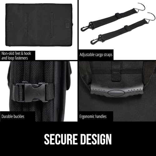 Gorilla Grip Large Capacity 2 Pack Trunk Storage Organizers, Slip and Water Resistant Collapsible Organization Container for Car Sedan or SUV, Multi Compartment Container Box Vehicle Accessory, Black - Image 5