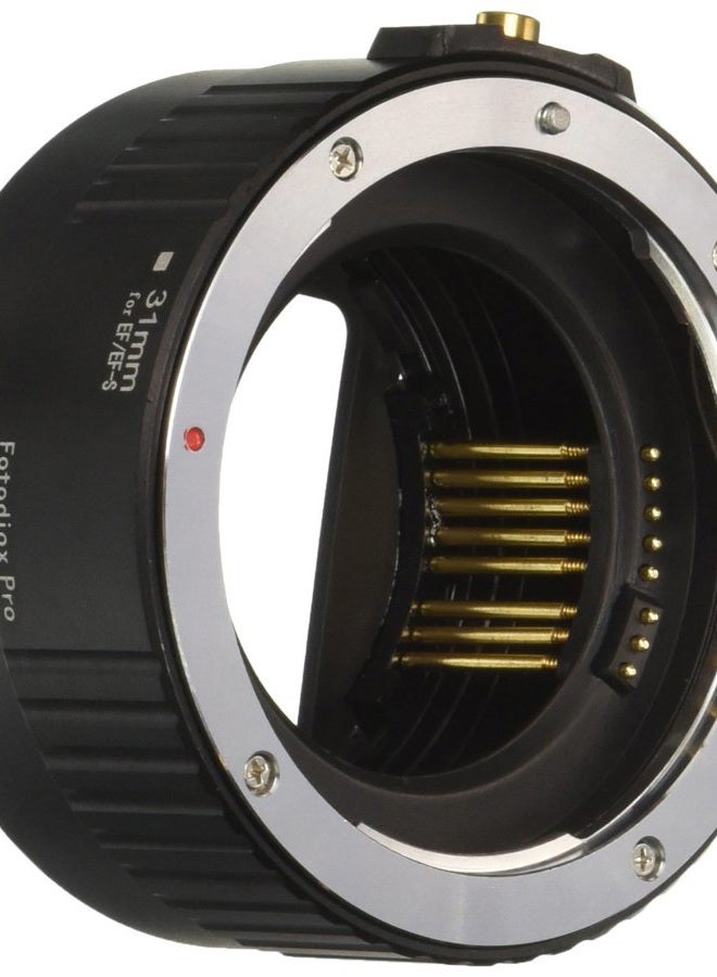 Fotodiox أنبوب تمديد برو أوتو ماكرو، قسم 31 مم - لكاميرات كانون EOS EF/EF-s للعدسات للتصوير القريب جداً مع التركيز التلقائي أو التعريض التلقائي - Image 1