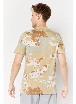 adidas Originals Men Sportswear Fit Short Sleeve Outdoor T-shirt, Multicolor  - Image 3