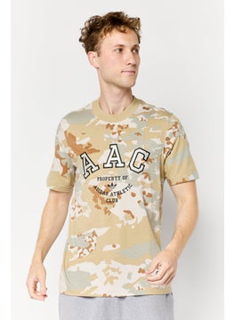 adidas Originals Men Sportswear Fit Short Sleeve Outdoor T-shirt, Multicolor  - Image 1