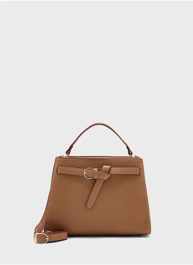 ELLA Knot Detail Satchel Bag