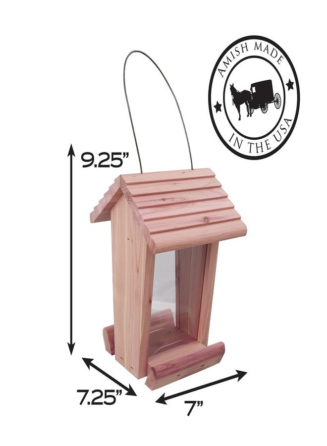 Pennington 100513431 Cedar Treater Bird Feeder, 2 LBS Capacity - Image 2