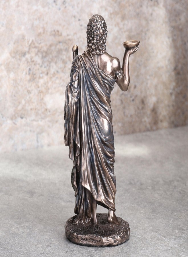 Veronese Design 6 1/4 Inch Asclepius Greek God of Medicine Cold Cast Resin Bronze Finish Sculpture - Image 4