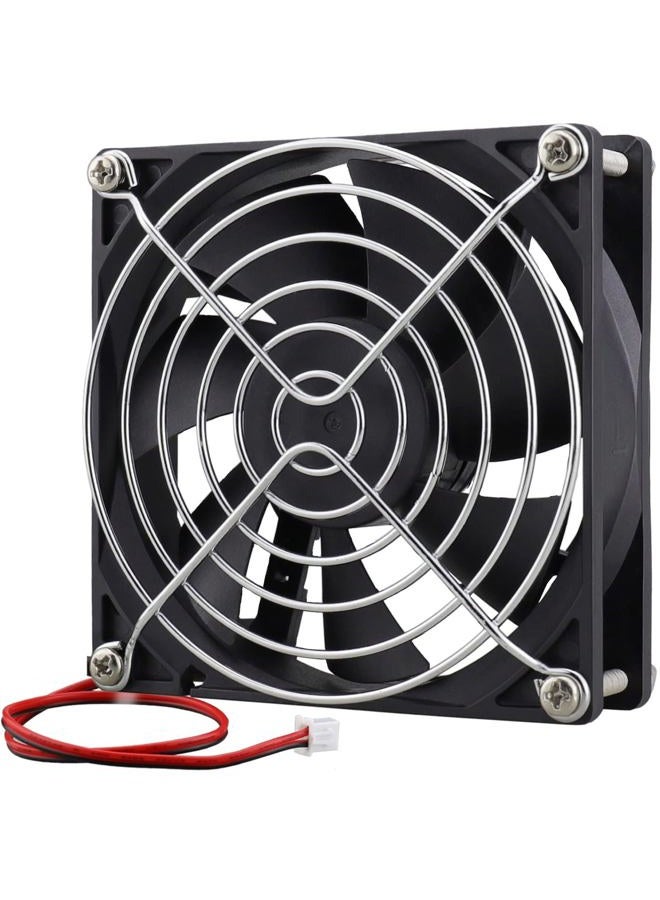 GDSTIME 92mm x 92mm x 25mm 12V Dual Ball Bearings Brushless Cooling Fan for Desktop, Server, Gaming PC - Image 1