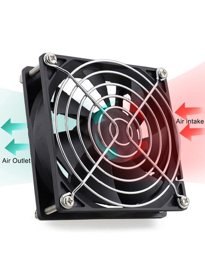 GDSTIME 92mm x 92mm x 25mm 12V Dual Ball Bearings Brushless Cooling Fan for Desktop, Server, Gaming PC - Image 4