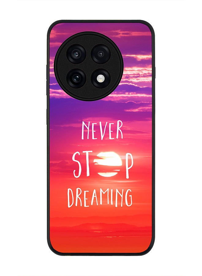 Stylizedd For OnePlus 13R / Ace 5 Pro Case,Slim fit Camera Protection, Shockproof Thin Phone cover  - Never stop dreaming