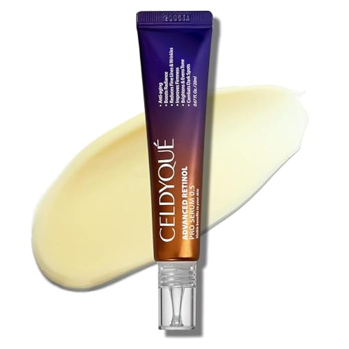 CELDYQUE Advanced Retinol Pro Retinal Serum 0.5 w/Centella Asiatica 66% Anti-Aging Radiance-Boosting & Skin-Smoothing Cream w/Retinal Complex, Niacinamide & Hyaluronic Acid Korean Skincare - Image 1
