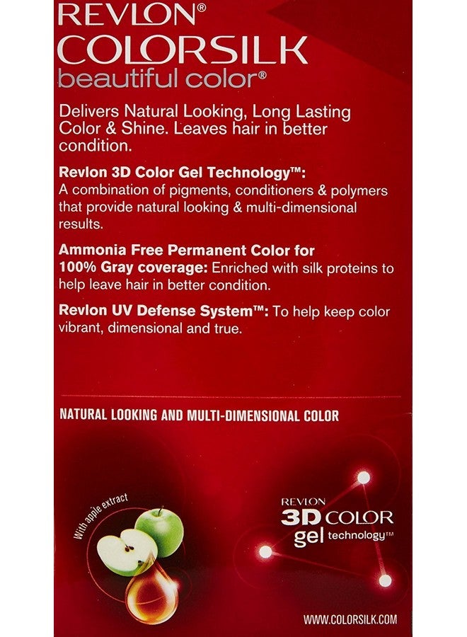 Revlon Colorsilk Beautiful Color, Permanent Hair Color With Keratin, 40Ml + 40Ml + 11.8Ml - Light Golden Brown 5G (Pack Of 1) - Image 1