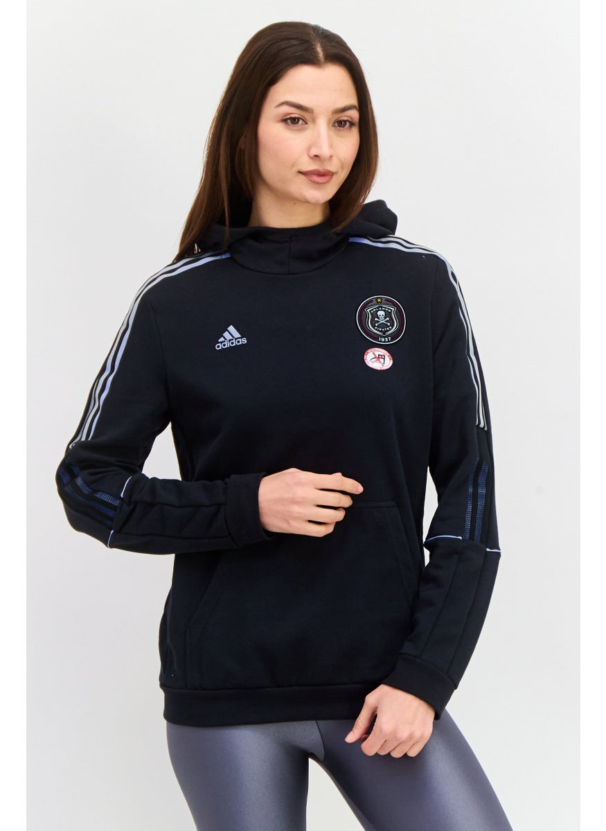 Adidas Women Sportswear Fit Long Sleeve Training Hoodie, Black  - Image 1