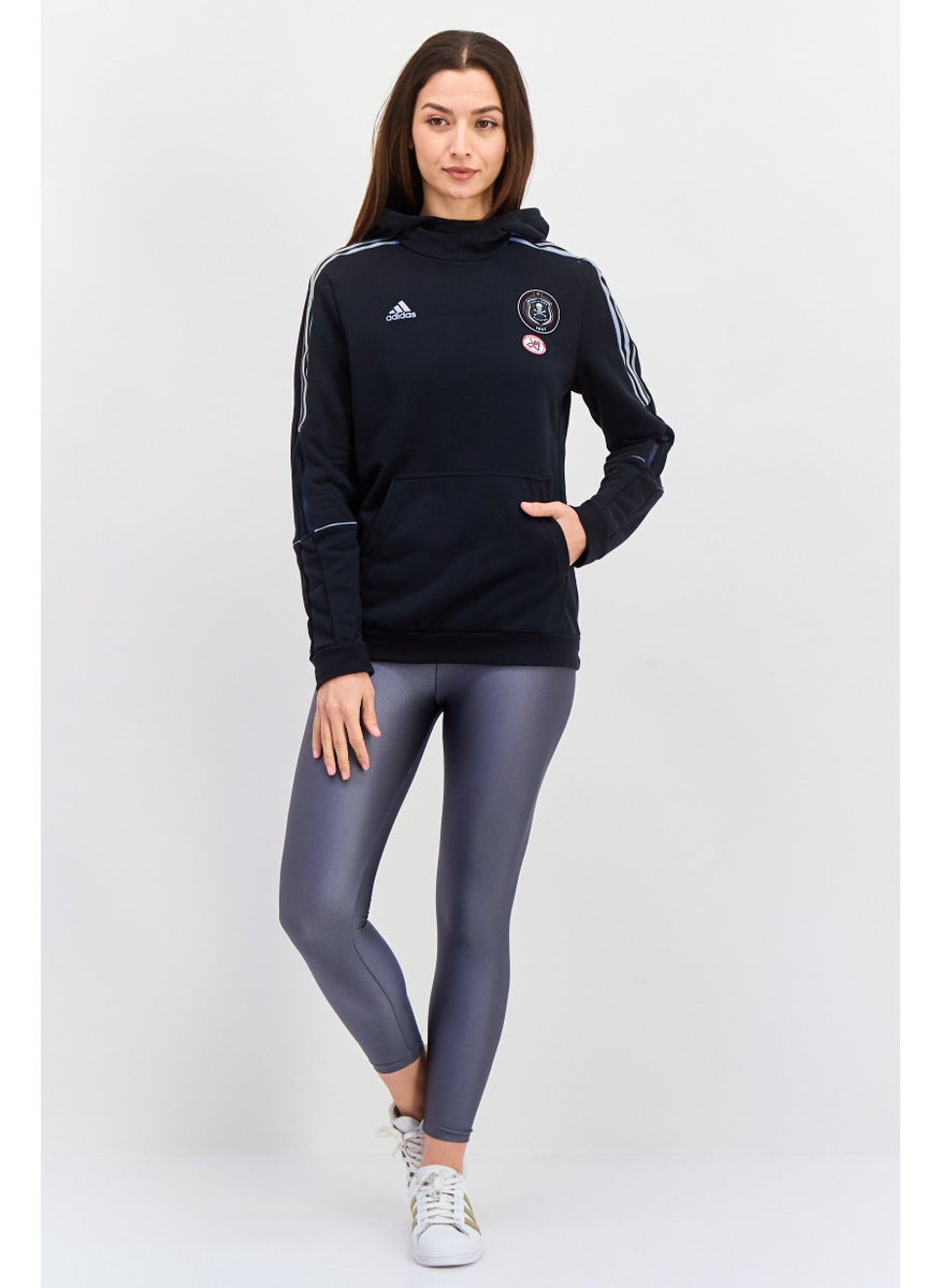Adidas Women Sportswear Fit Long Sleeve Training Hoodie, Black  - Image 4