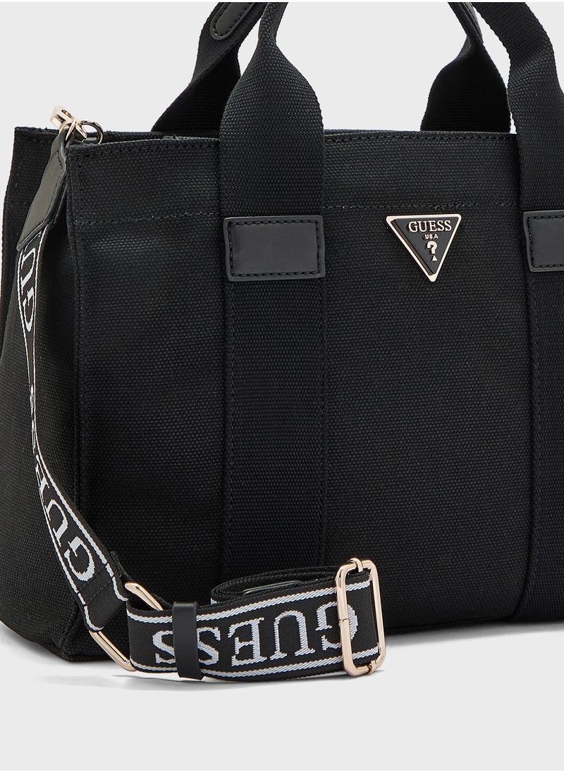 GUESS - Canvas Ii Small Tote - Image 1