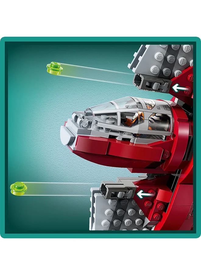 ليغو مجموعة لعبة بناء مكوك جيداي T-6 الخاص بأسوكا تانو 75362 من LEGO® Star Wars™‍‌‎ (601 قطعة)