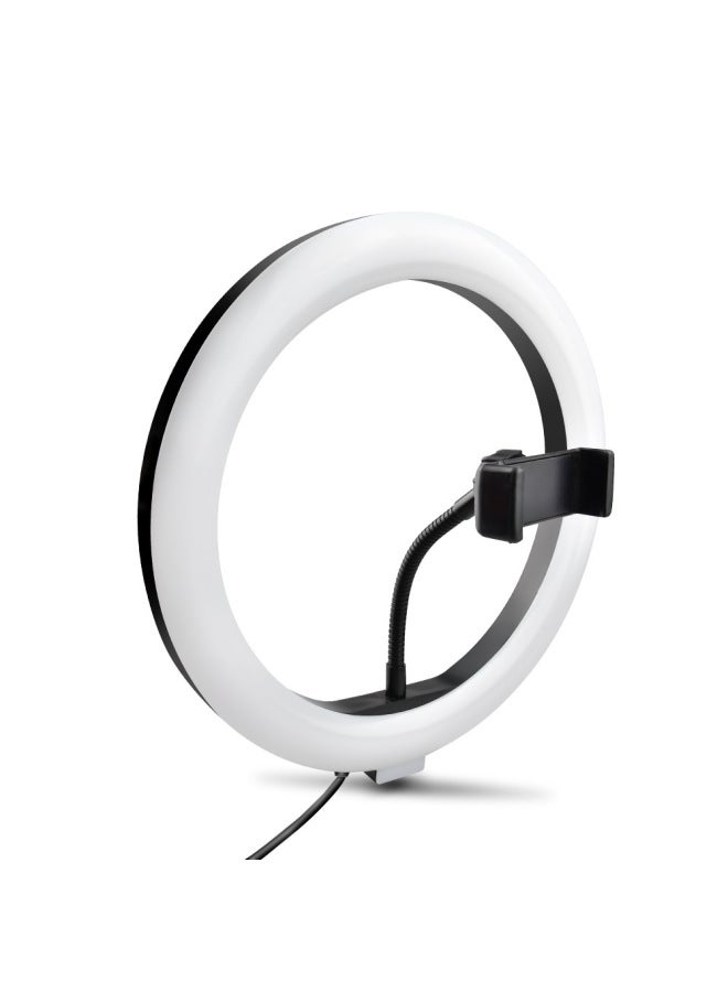 general 10-inch Mobile Live Fill Light Live Broadcast Ring Anchor Fill Light 26cm Three-speed Dimming Color Beauty Light-Color:26cm Live Light Black - Image 5