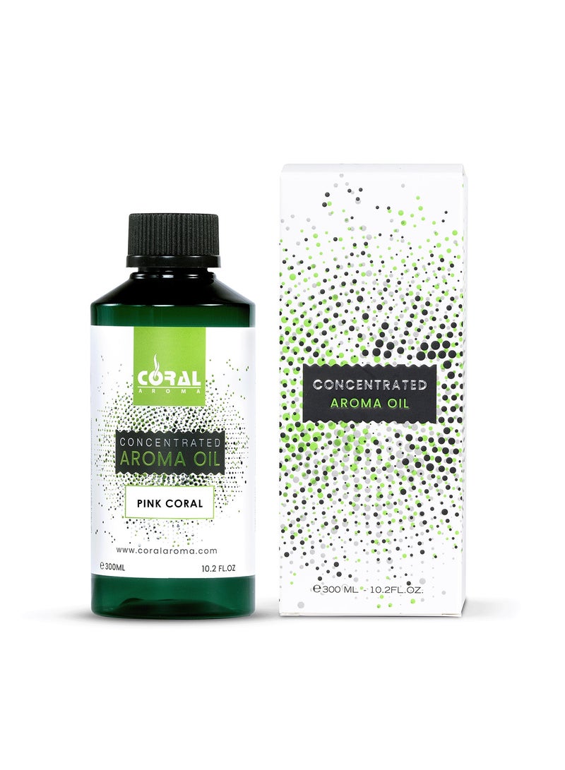 CORAL AROMA Pink Coral Aroma Oil for Diffusers 300 ml | Long Lasting Floral Scent for Home, Offices, Hotels, Spas etc - Image 1