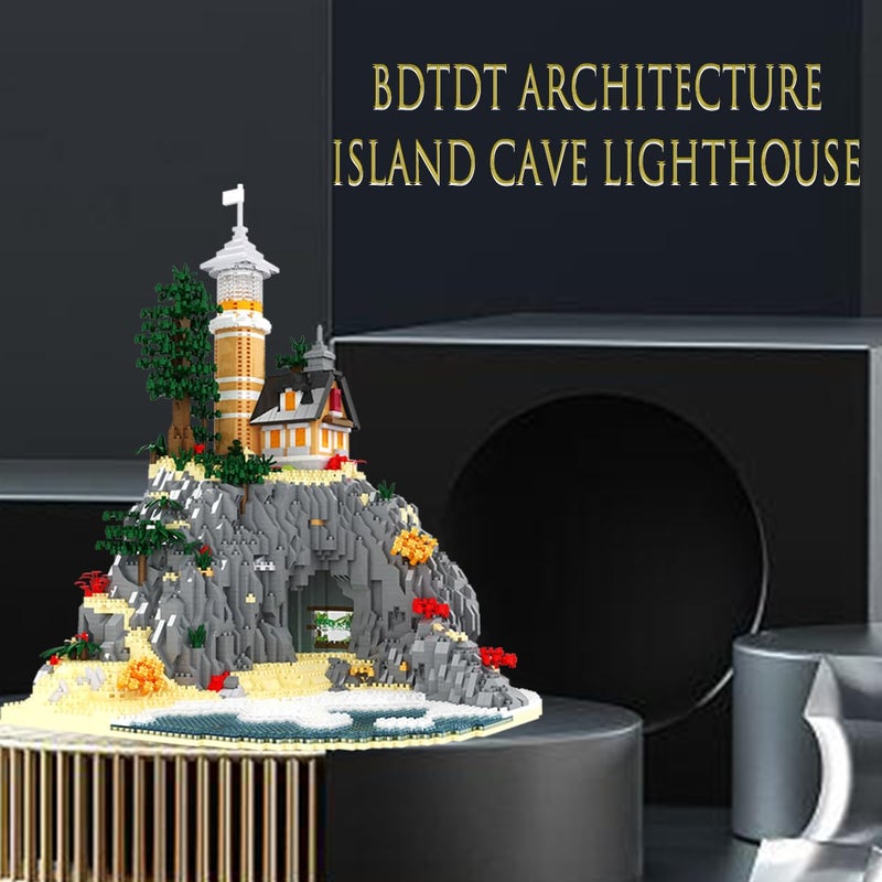 BDYDT Architecture Island Cave Lighthouse Micro Building Blocks Setsï¼ˆ5686PCSï¼‰- Building Block Model Gifts and Unique Collectibles Suitable for Children and Adult Creative Enthusiasts - Image 5
