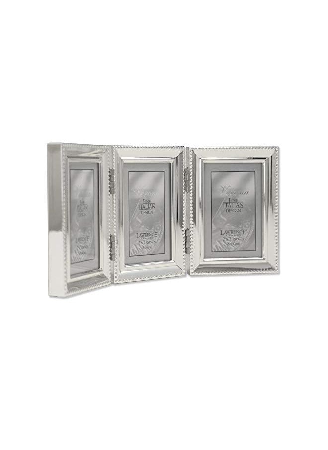 Lawrence Frames Frames - 11623T Lawrence Metals Frame, 2.5x3.5 Triple, Silver  - Image 3