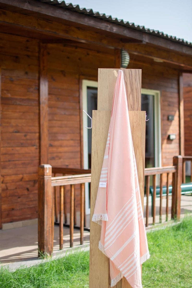 Mush 100% Bamboo Large Bath Towel | Ultra Soft, Absorbent, Light Weight, & Quick Dry Towel for Bath, Travel, Gym, Beach, Pool, and Yoga | 75 X 150 cms (Set of 1, Peach) - Image 3