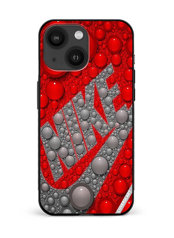 Protective Case Cover For Apple iPhone 15 Plus Nike Design Red