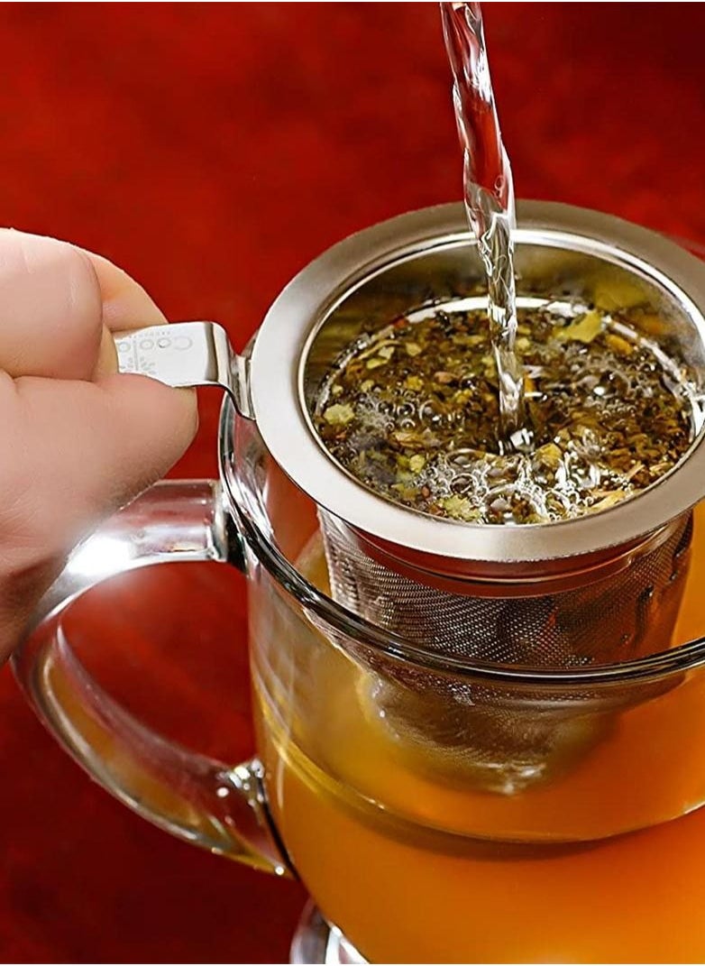 Tealand - Durable Ultra Fine Mesh Strainer Filter Stainless Steel Perfect Size Suitable To Any Teapot Mugs Cups To Steep Loose Leaf Tea - Image 1