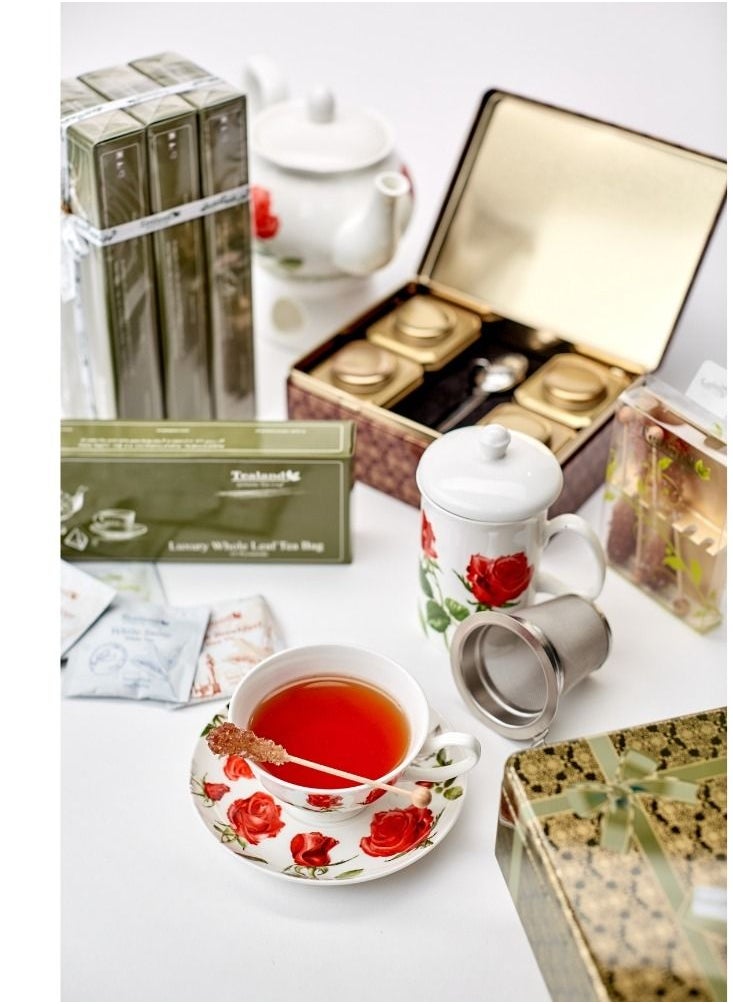 Tealand - Durable Ultra Fine Mesh Strainer Filter Stainless Steel Perfect Size Suitable To Any Teapot Mugs Cups To Steep Loose Leaf Tea - Image 1